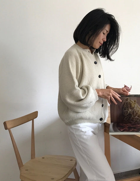 L'Envers and You - Fumiko, Happy customer interview - Wool Alpaca GABY Cardigan