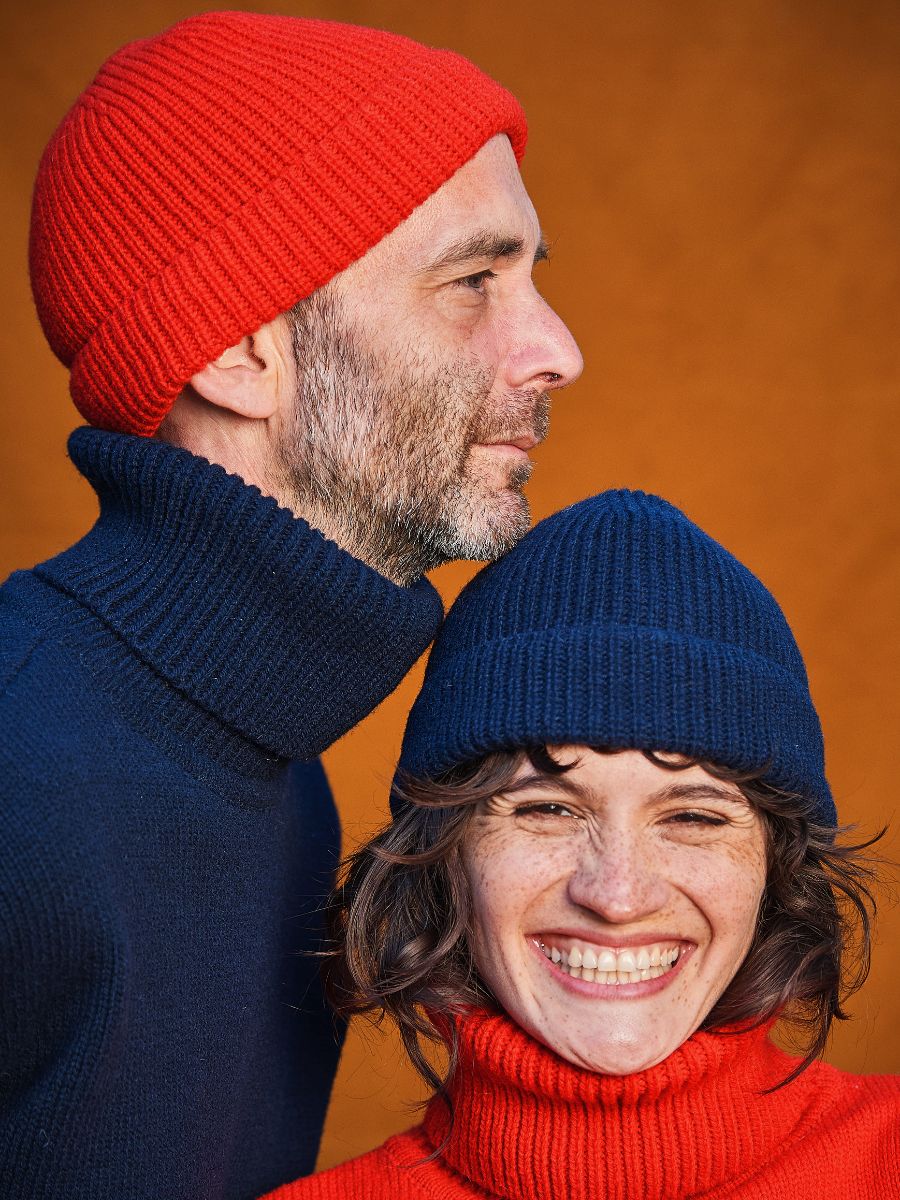 paul unisex beanies from sustainable wool and mohair