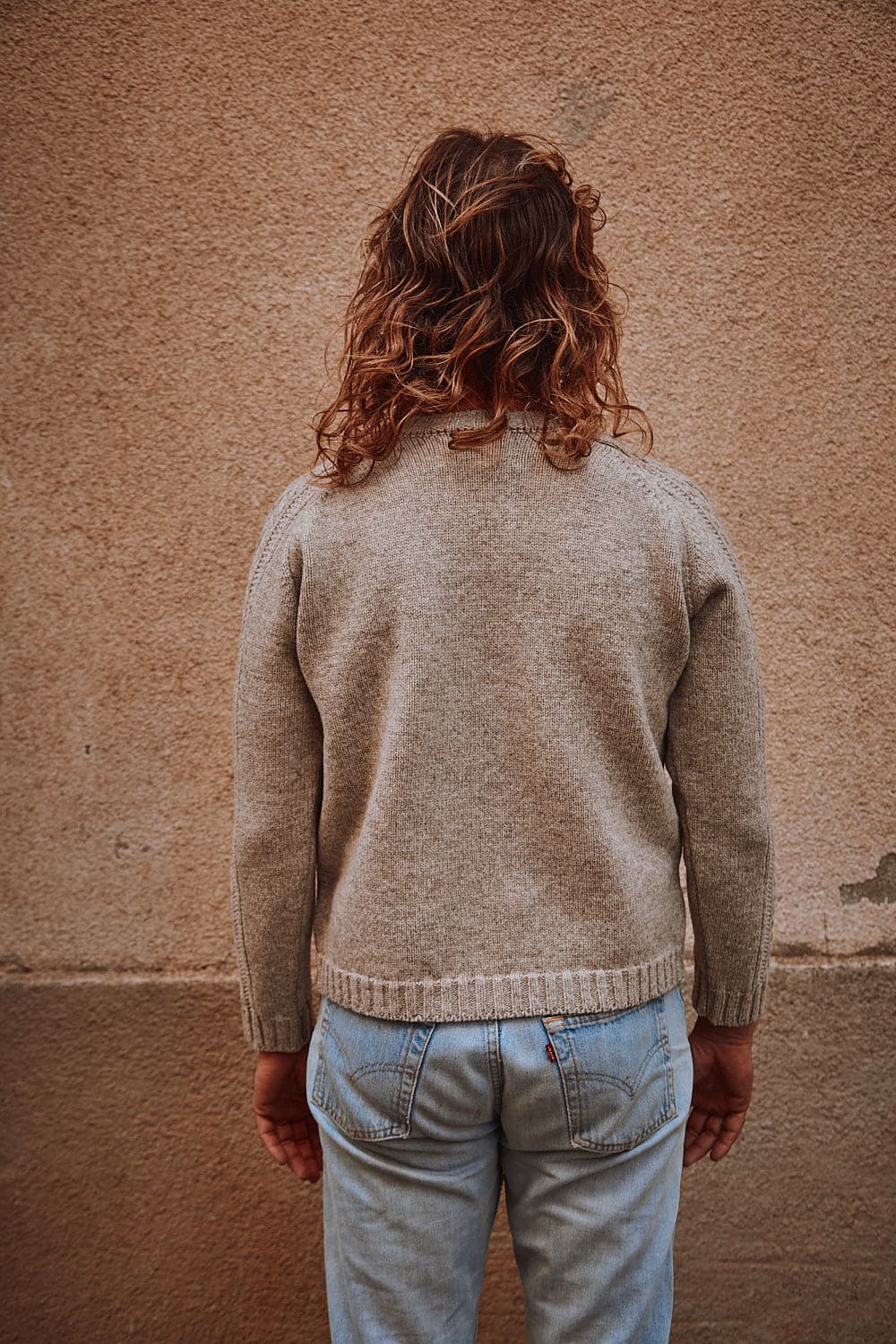 JOSEPH Pull torsadé unisexe en laine mérinos - Beige | L'Envers